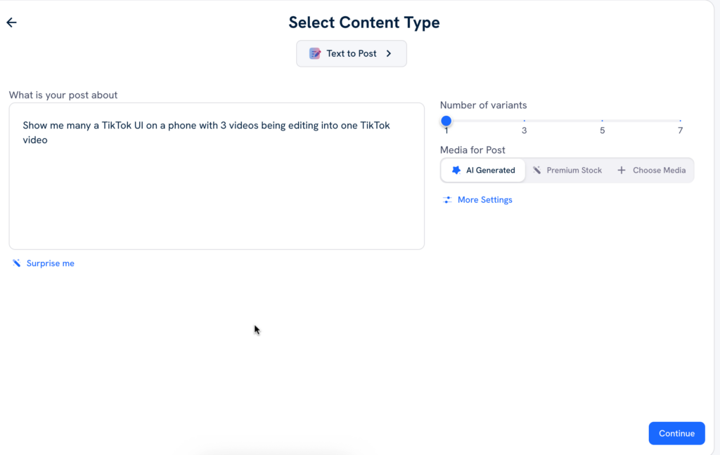 How to Create TikTok with Multiple Videos Using Predis.ai?
